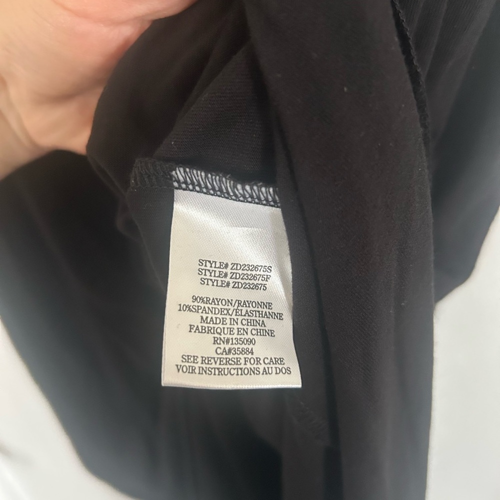 Z Supply Cora Midi Dress In Black size L - Picture 8 of 10